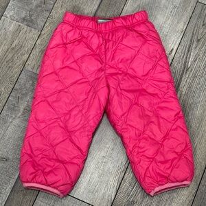 Toddler Girls L.L. Bean Fleece Lined Snow Pants